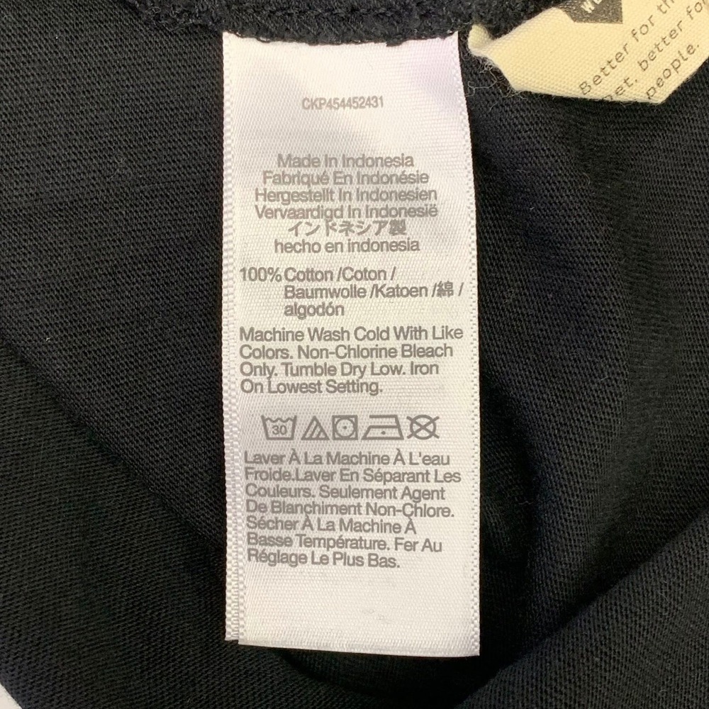 Madewell‎ Women's Tee Dress Black Cotton Short Sleeve T Shirt Dress Size XS - Picture 8 of 14